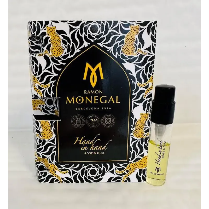 Ramon Monegal Hand in Hand Rose & Oud Offizielle Parfümprobe 2 ml 0,06 fl.o.z. Parfüm-Tester